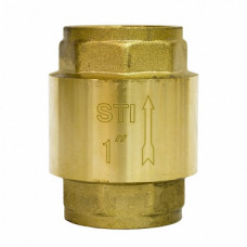 Клапан обратный пружинный STI 25 (латунное уплотнение)   